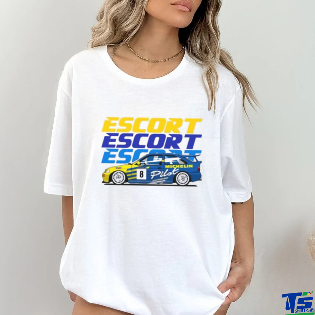 Round Neck T Shirt Unisex Ford Escort Rs Cosworth Pilot Rally Car Round Neck T Shirt Unisex Ford Escort Rs Cosworth Pilot Rally Car