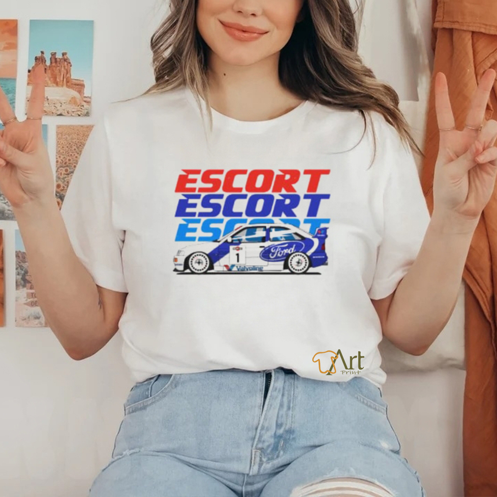 Round Neck T Shirt Unisex Ford Escort Rs Cosworth Rally Car Round Neck T Shirt Unisex Ford Escort Rs Cosworth Rally Car