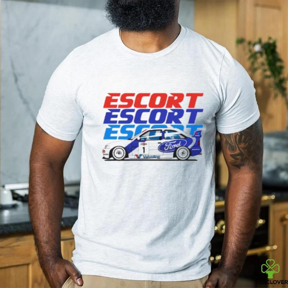 Round Neck T Shirt Unisex Ford Escort Rs Cosworth Rally Car Round Neck T Shirt Unisex Ford Escort Rs Cosworth Rally Car