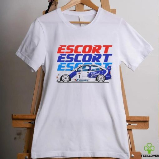 Round Neck T Shirt Unisex   Ford Escort Rs Cosworth Rally Car