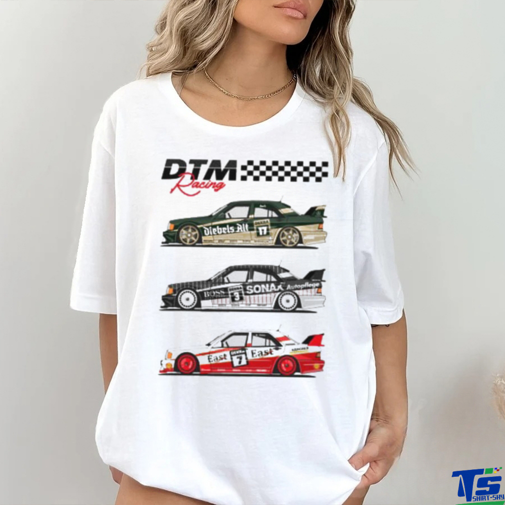 Round Neck T Shirt Unisex Mercedes 190E 2.5 Dtm Racing Round Neck T Shirt Unisex Mercedes 190E 2.5 Dtm Racing