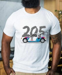 Round Neck T Shirt Unisex Peugeot 205 T16