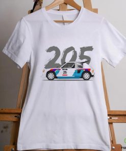 Round Neck T Shirt Unisex Peugeot 205 T16