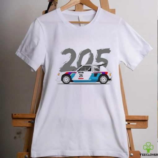 Round Neck T Shirt Unisex Peugeot 205 T16