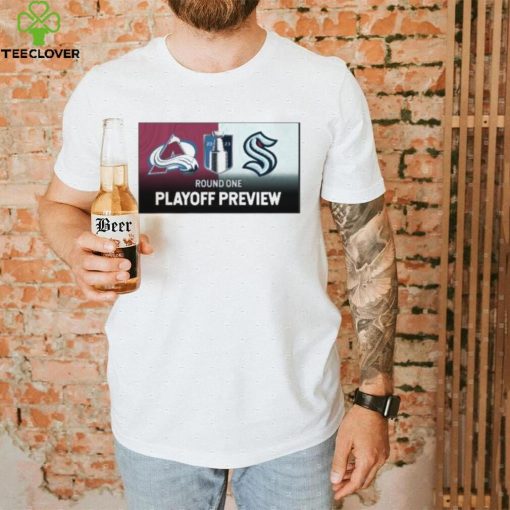 Round One Colorado Avalanche Vs Seattle Kraken 2023 Stanley Cup Playoffs shirt