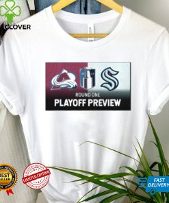 Round One Colorado Avalanche Vs Seattle Kraken 2023 Stanley Cup Playoffs shirt