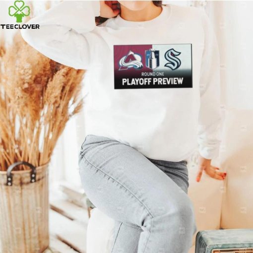 Round One Colorado Avalanche Vs Seattle Kraken 2023 Stanley Cup Playoffs shirt