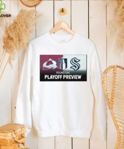 Round One Colorado Avalanche Vs Seattle Kraken 2023 Stanley Cup Playoffs shirt