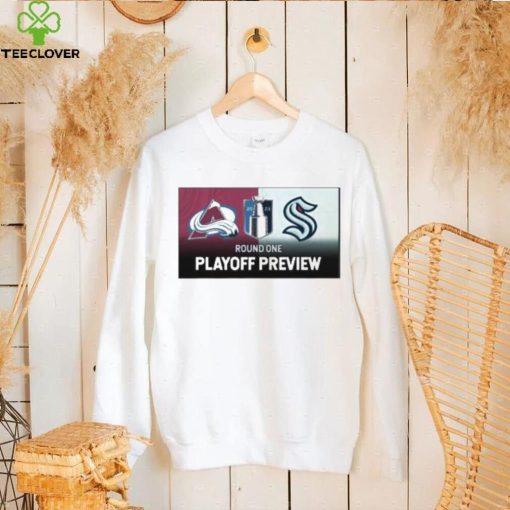 Round One Colorado Avalanche Vs Seattle Kraken 2023 Stanley Cup Playoffs shirt