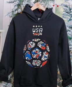 Round21 USWNT 2023 Geometric Black Shirt