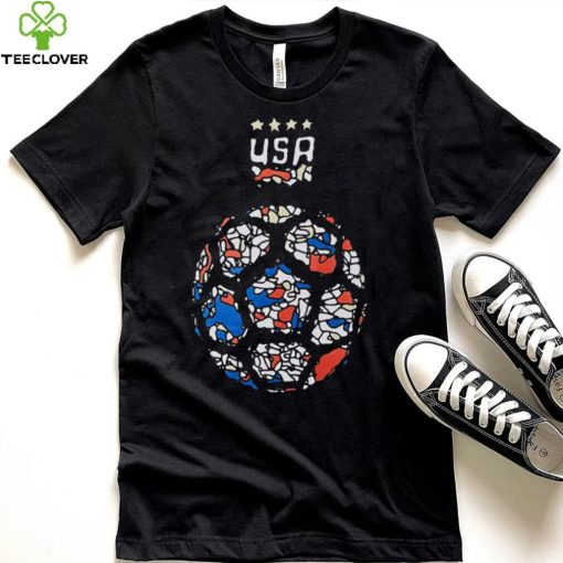 Round21 USWNT 2023 Geometric Black Shirt