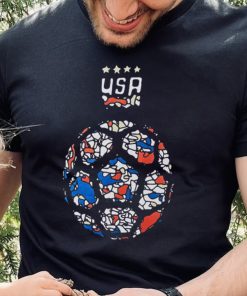 Round21 USWNT 2023 Geometric Black Shirt