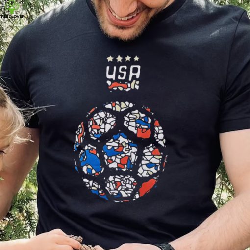 Round21 USWNT 2023 Geometric Black Shirt