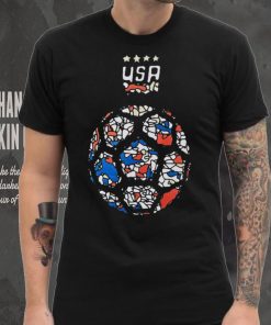 Round21 USWNT 2023 Geometric Black Shirt