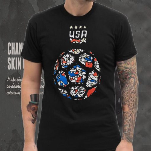 Round21 USWNT 2023 Geometric Black Shirt