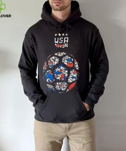 Round21 USWNT 2023 Geometric Black Shirt