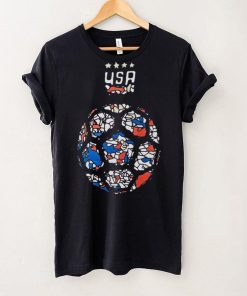 Round21 USWNT 2023 Geometric Black Shirt