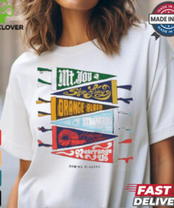Rowing Blazers x Mt. Joy Orange Blood Strangers Rearrange Us t shirt