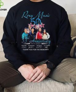 Roxy Music 53th anniversary 1970 2023 thank you for the memories signatures shirt 3 Roxy Music 53th anniversary 1970 2023 thank you for the memories signatures shirt