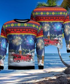 Roy, Utah, Roy City Fire Department AOP 3D Ugly Christmas Sweater