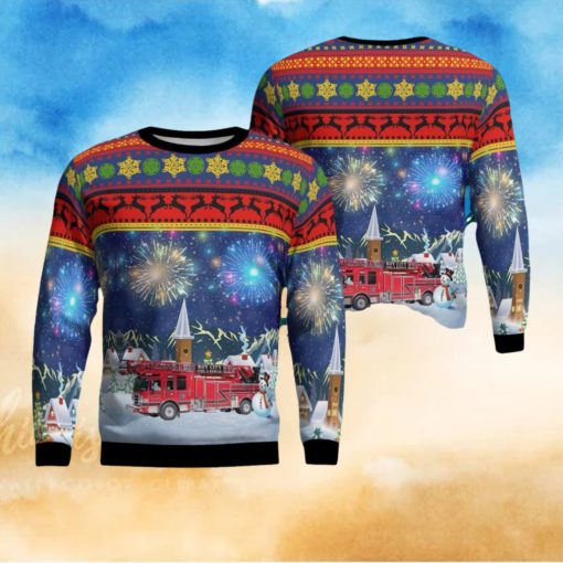 Roy, Utah, Roy City Fire Department AOP 3D Ugly Christmas Sweater