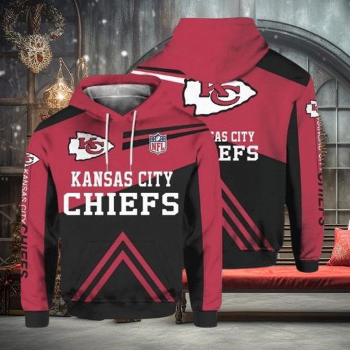 Royal 3D Kansas City Chiefs Hoodie Cute Long Sleeve Hoodie