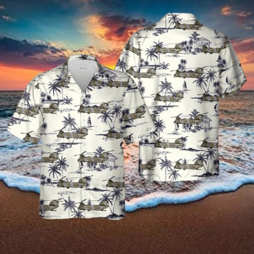 Royal Air Force Boeing Vertol Chinook HC1B (352) Hawaiian Shirt Vintage Gift