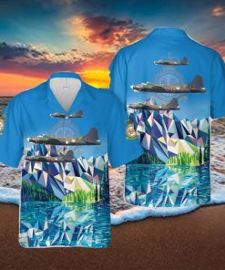 Royal Air Force Fortress B.III KJ117, No 223 Squadron, 100 Group, 1945 Hawaiian Shirt Vintage Gift