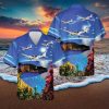 American Eagle US Flag Hawaiian Shirt