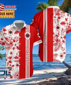 Royal Antwerp FC Personalized Pro League Hibiscus Hawaiian Shirt