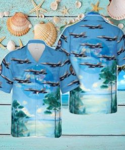 Royal Australian Air Force FA 18 Hornet No. 3 Squadron 3D Hawaiian Shirt Button Beach Shirt