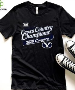 Royal BYU Cougars 2023 Big 12 Women's Cross Country Champions T Shirt