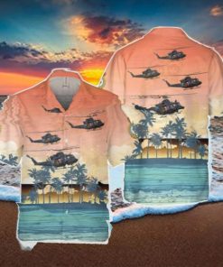 Royal Canadian Air Force 427 Special Operations Aviation Squadron Bell CH 146 Griffon Pocket Hawaiian Shirt Beach Shirt For Men Women