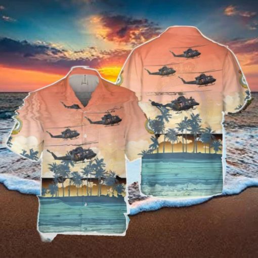 Royal Canadian Air Force 427 Special Operations Aviation Squadron Bell CH 146 Griffon Pocket Hawaiian Shirt Beach Shirt For Men Women