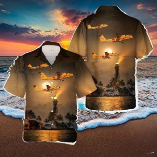 Royal Canadian Air Force CC 115 Buffalo aircraft Hawaiian Shirt Beach Shirt For Men Women