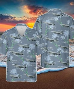 Royal Danish Air Force Eskadrille 727 F 16AM Fighting Falcon (401) Hawaiian Shirt 1 Royal Danish Air Force Eskadrille 727 F 16AM Fighting Falcon (401) Hawaiian Shirt