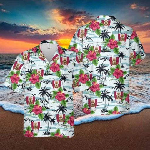 Royal Danish Army Logistic Regiment (Trænregimentet) Hawaiian Shirt For Men Women Summer