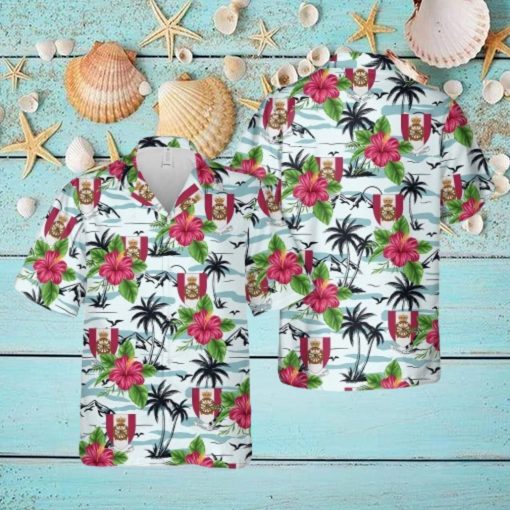 Royal Danish Army Logistic Regiment (Trænregimentet) Hawaiian Shirt For Men Women Summer