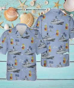 Royal Danish Navy HDMS Peter Tordenskiold (F356) Hawaiian Shirt