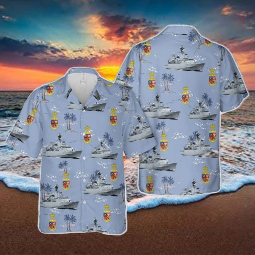 Royal Danish Navy HDMS Peter Tordenskiold (F356) Hawaiian Shirt