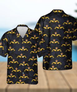Royal Navy Dolphins Badge Hawaiian Shirt