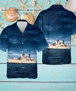 Royal Navy HMS Sheffield (D80) Type 42 destroyer Hawaiian Shirt