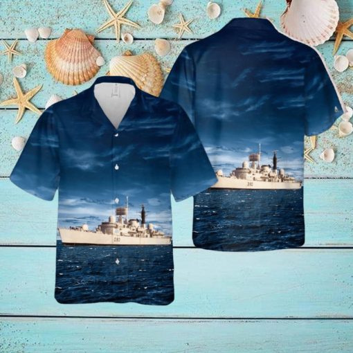 Royal Navy HMS Sheffield (D80) Type 42 destroyer Hawaiian Shirt