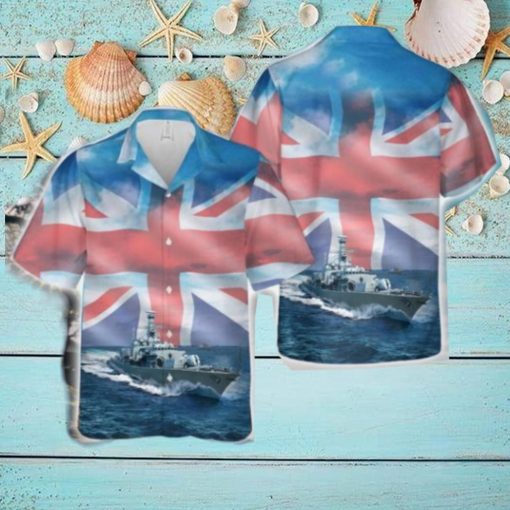 Royal Navy RN HMS Westminster (F237) Duke class Type 23 frigate Hawaiian Shirt
