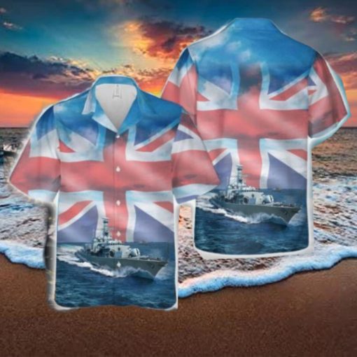 Royal Navy RN HMS Westminster (F237) Duke class Type 23 frigate Hawaiian Shirt