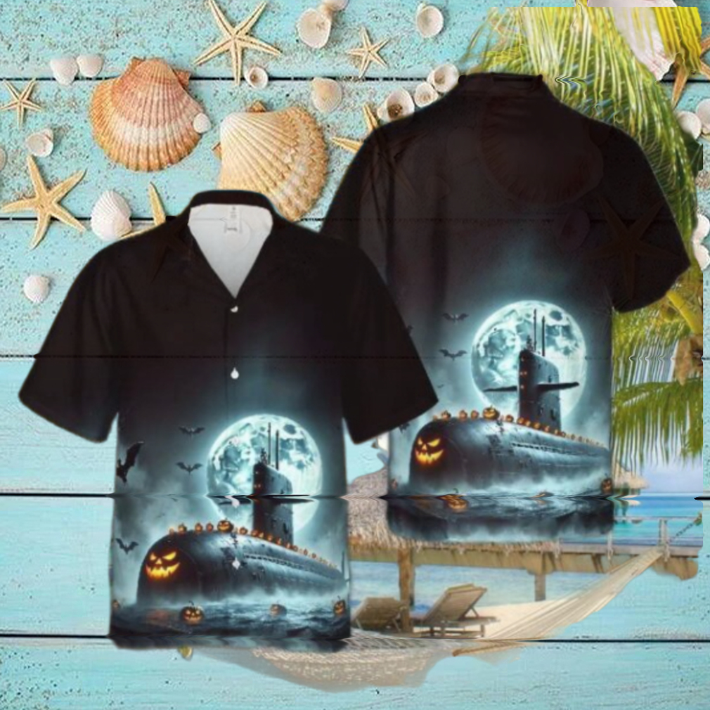 Royal Navy Vanguard class Submarine Halloween Hawaiian Shirt Royal Navy Vanguard class Submarine Halloween Hawaiian Shirt