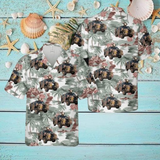 Royal Netherlands Army Mine resistant ambush protected Hawaiian Shirt