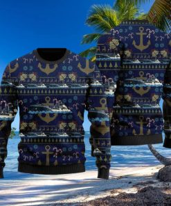 Royal New Zealand Navy HMNZS Aotearoa A11 Ugly Christmas Sweater Christmas Holiday Gift