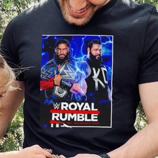 Royal Rumble 2023 Roman Reigns vs Kevin Owens poster hoodie, sweater, longsleeve, shirt v-neck, t-shirtexas Rattlesnake logo hoodie, sweater, longsleeve, shirt v-neck, t-shirt