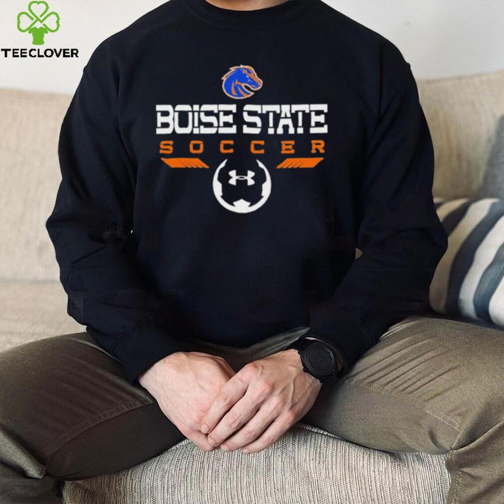 Royal boise state broncos soccer icon tech shirt Royal boise state broncos soccer icon tech shirt